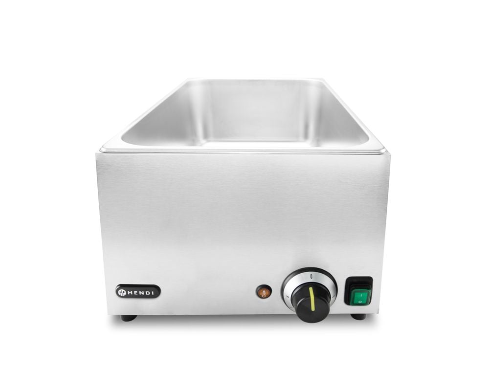 Kitchen Line bain-marie, 230V/1200W, 340x540x(H)250mm, GN 1/1 beholder, rustfrit stål - Billede 7