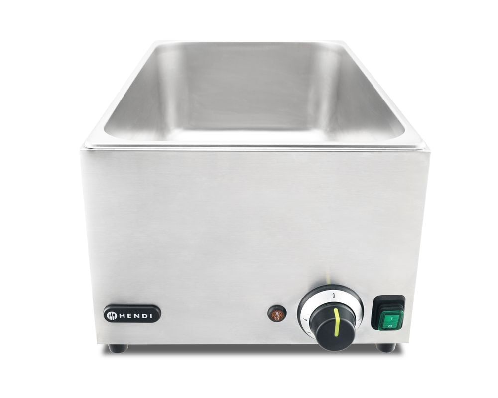 Kitchen Line bain-marie, 230V/1200W, 340x540x(H)250mm, GN 1/1 beholder, rustfrit stål - Billede 8