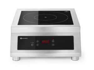 Induktionskogeplade model 5000 D, Profi Line, 400V/5000W, 398x515x(H)168mm, rustfrit stål, justerbare fødder, maks belastning 30 kg. - Billede 4