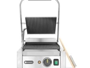 Kontaktgrill - enkelt version, ribbet top og bund, 230V/1800W, 310x370x(H)210mm - Billede 7