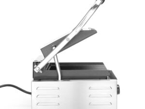 Kontaktgrill - enkelt version, ribbet top og bund, 230V/1800W, 310x370x(H)210mm - Billede 4