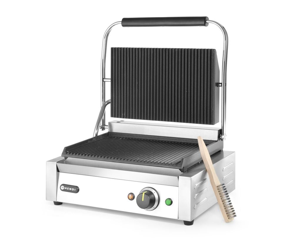 Panini kontaktgrill med rillet over- og underflade, 2200w - Billede 9