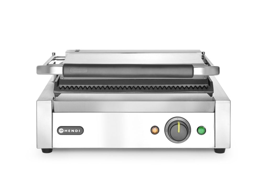Panini kontaktgrill med rillet over- og underflade, 2200w - Billede 10