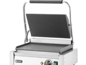 Kontaktgrill "Panini", ribbet top og glat bund, 230V/2200W, 430x370x(H)210mm - Billede 3