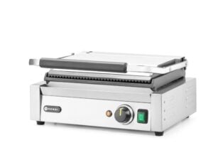 Kontaktgrill "Panini", ribbet top og glat bund, 230V/2200W, 430x370x(H)210mm - Billede 5