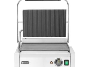 Kontaktgrill "Panini", ribbet top og glat bund, 230V/2200W, 430x370x(H)210mm - Billede 2