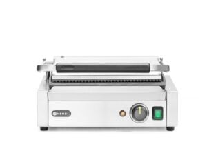 Kontaktgrill "Panini", ribbet top og glat bund, 230V/2200W, 430x370x(H)210mm - Billede 4