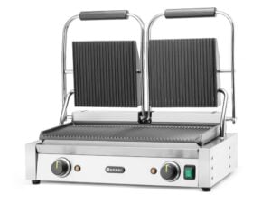 Dobbelt kontaktgrill, ribbet top og bund, 230V/3600W, 570x370x(H)210mm - Billede 3