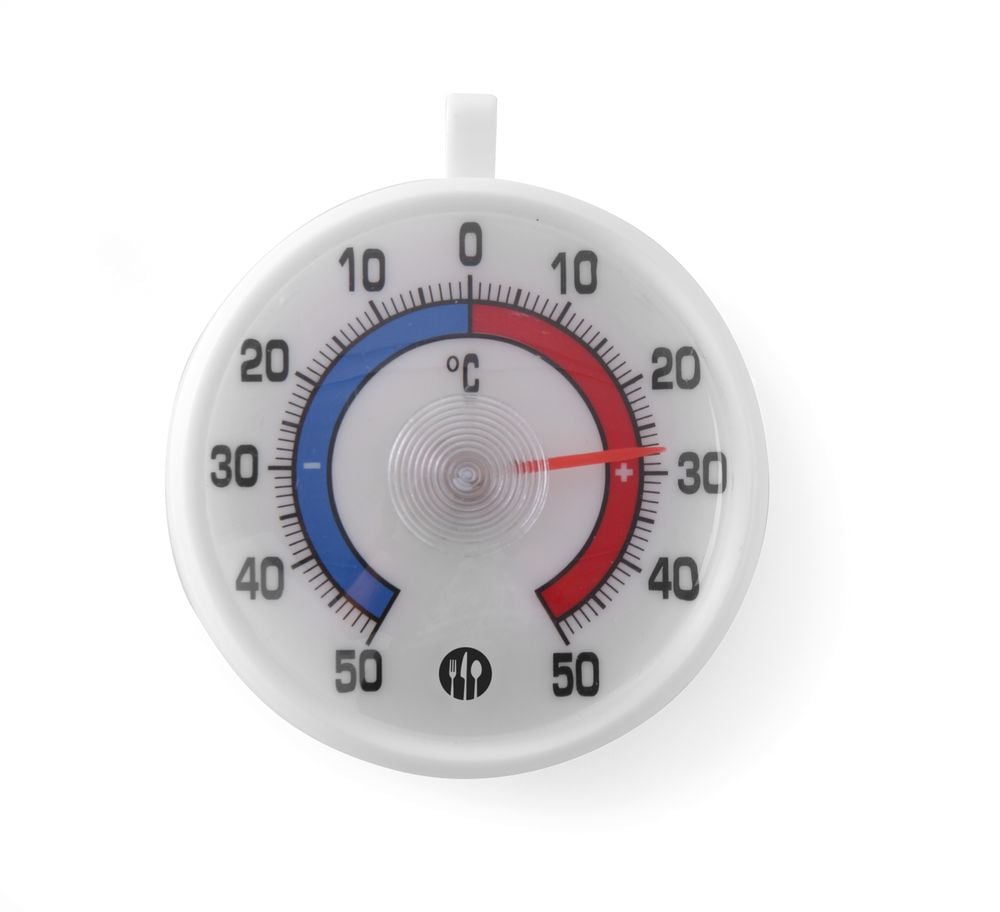 Køleskabstermometer, ø72x(H)21mm, med krog. Temperaturområde -50 °C til 50 °C. - Billede 2