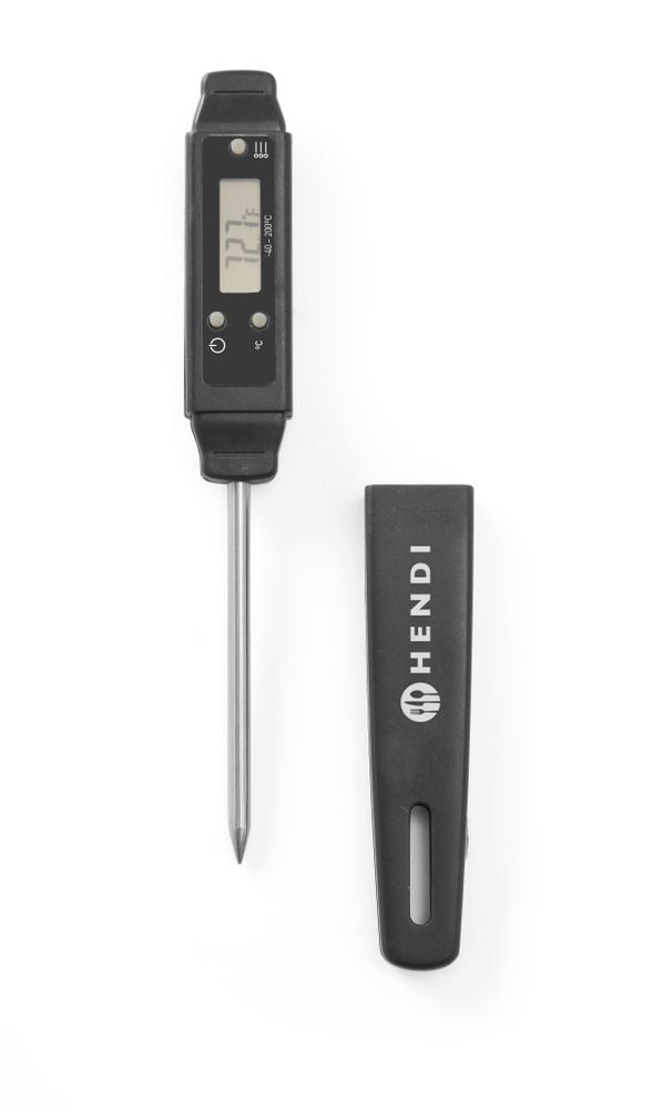 Lomme-termometer med sonde, 150x20x(H)15mm, temperaturområde -40°C til 200°C - Billede 2