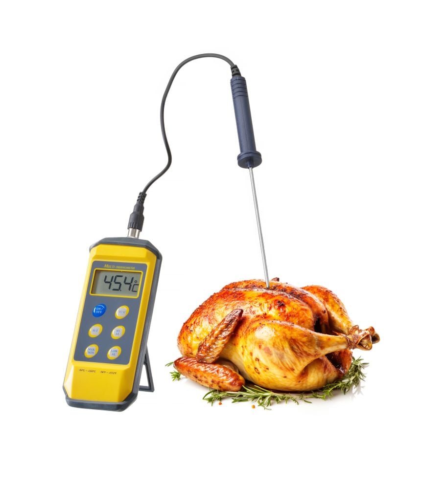 Stødsikkert termometer med probe, 195x85x(H)45mm, vandafvisende, temperaturområde -50°C til 300°C - Billede 8