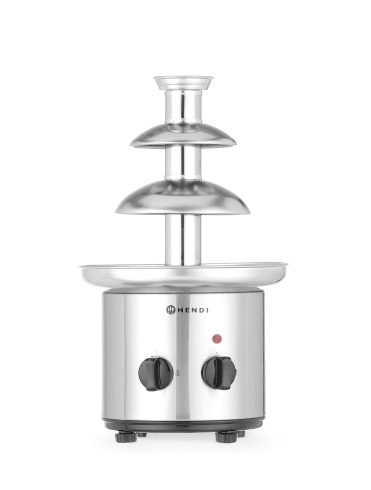 Chokoladefontæne 3 etager, 230V/170W, ø210x(H)400mm, rustfrit stål, med varmefunktion - Billede 2