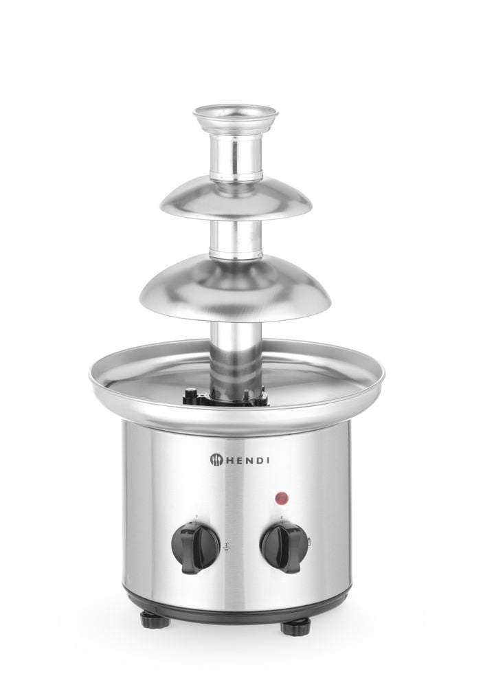 Chokoladefontæne 3 etager, 230V/170W, ø210x(H)400mm, rustfrit stål, med varmefunktion - Billede 4