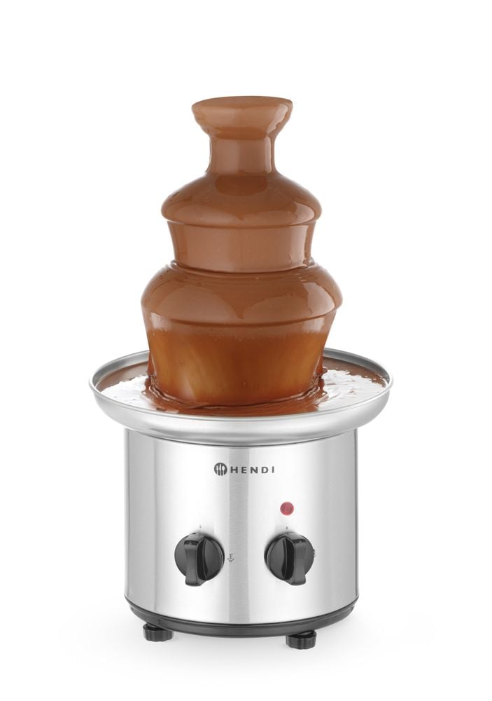 Chokoladefontæne 3 etager, 230V/170W, ø210x(H)400mm, rustfrit stål, med varmefunktion - Billede 7
