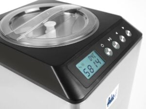 Is-maskine, 230V/180W, 272x315x(H)362mm, ideel til is, sorbet og frossen yoghurt. 2L rustfrit stål beholder. - Billede 7