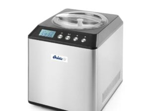 Is-maskine, 230V/180W, 272x315x(H)362mm, ideel til is, sorbet og frossen yoghurt. 2L rustfrit stål beholder. - Billede 6