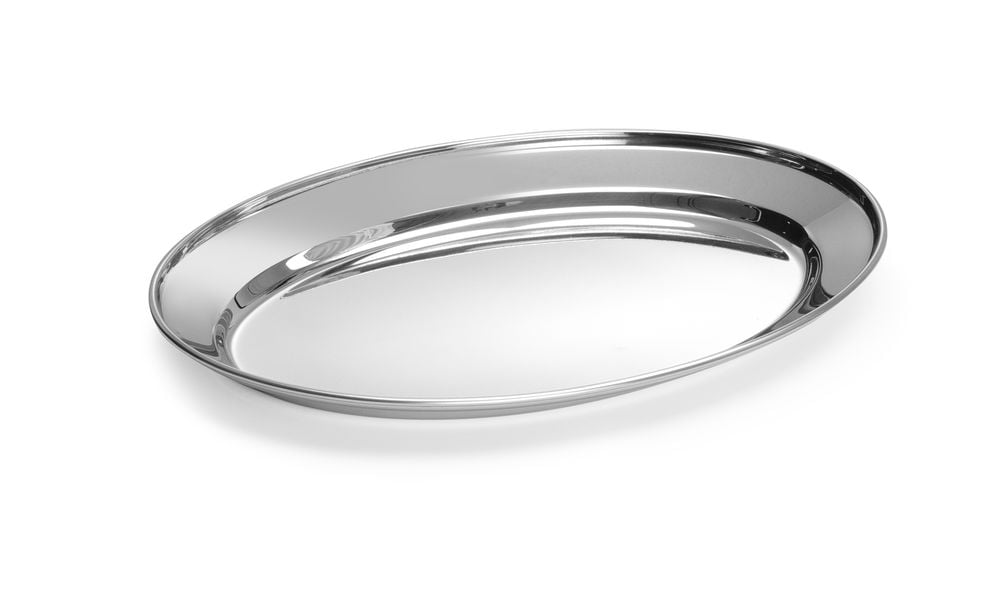 Serveringsfad, Hendi, 300x220mm, Oval, Rustfrit stål - Billede 5