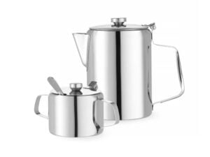 Sukkerskål, Hendi, 0,3L, ø85x(H)80mm, med hængslet låg - Billede 3
