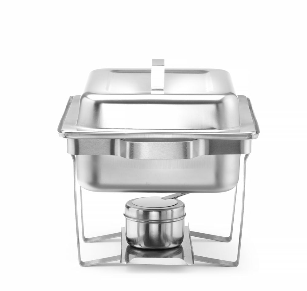Chafing dish i rustfrit stål, 4,5 l, inkl. Brændstofholdere - Billede 6