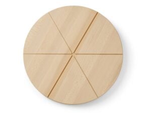 Pizza bræt, Hendi, Ø450mm, råbøgetræ med riller til at skære i 6 lige dele. - Billede 7