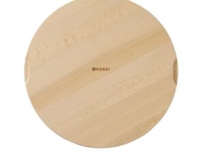 Pizza bræt, Hendi, Ø450mm, råbøgetræ med riller til at skære i 6 lige dele. - Billede 5