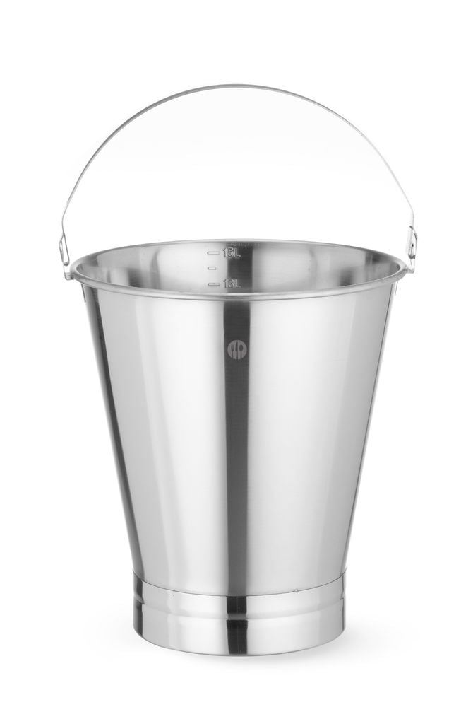 Spand med forstærket bund, Profi Line, 15L, ø305x(H)330mm, graduering, Hendi - Billede 3
