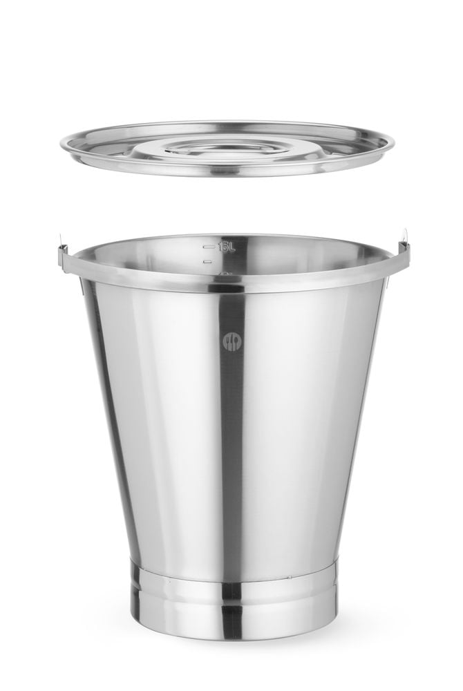 Spand med forstærket bund, Profi Line, 15L, ø305x(H)330mm, graduering, Hendi - Billede 6