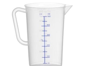 Målebæger i polypropylen, 1L, ø110x(H)170mm, med graduering - Billede 7