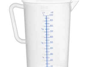 Målebæger i polypropylen, 1L, ø110x(H)170mm, med graduering - Billede 4