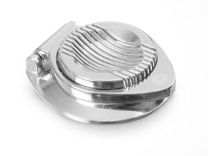 Æggedeler - oval, 120x115x(H)35mm, aluminium, ikke opvaskemaskine sikker - Billede 2