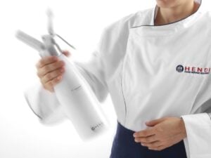 Flødeskumsdispenser Kitchen Line, 0,25L, ø80x(H)200mm, aluminium, hvid - Billede 5