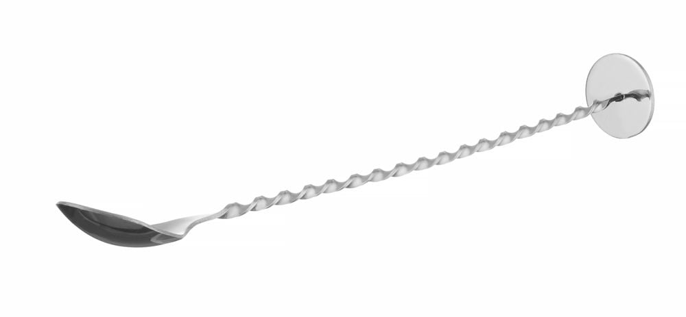 Cocktail ske med muddler, tulipanhåndtag, 27x27x(h)266mm - Billede 3