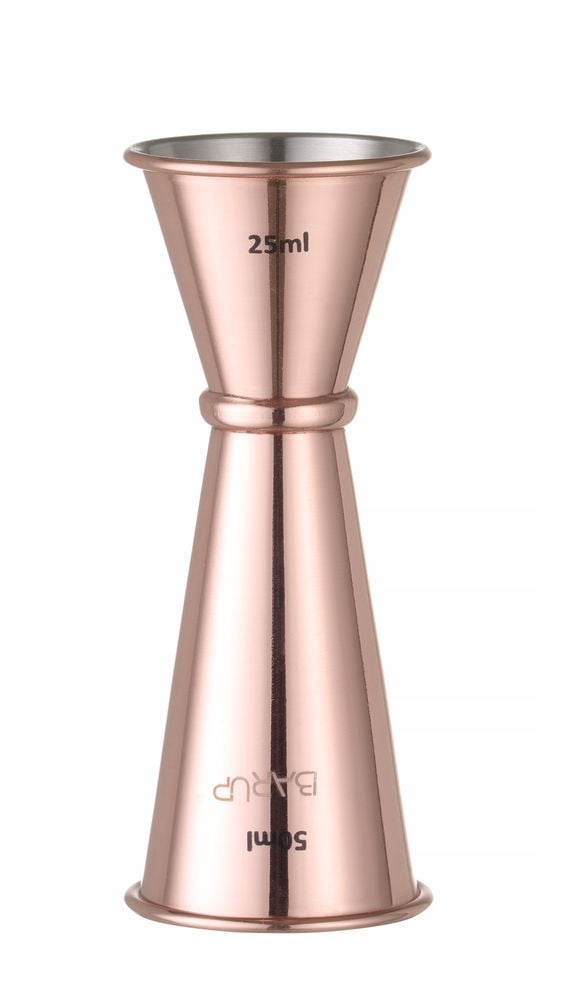 Kompakt 2-delt kobberrigget bar jigger, ø43x(h)110mm - Billede 3