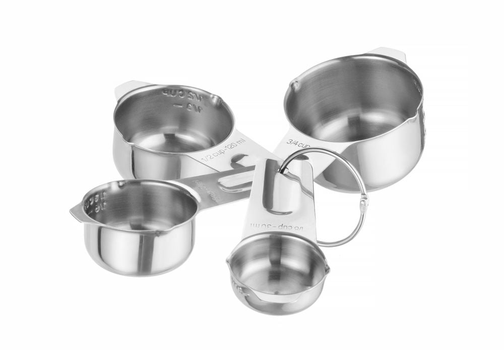Målebæger - sæt af 4 stk., Bar op, 135x80x(H)45mm - Billede 4
