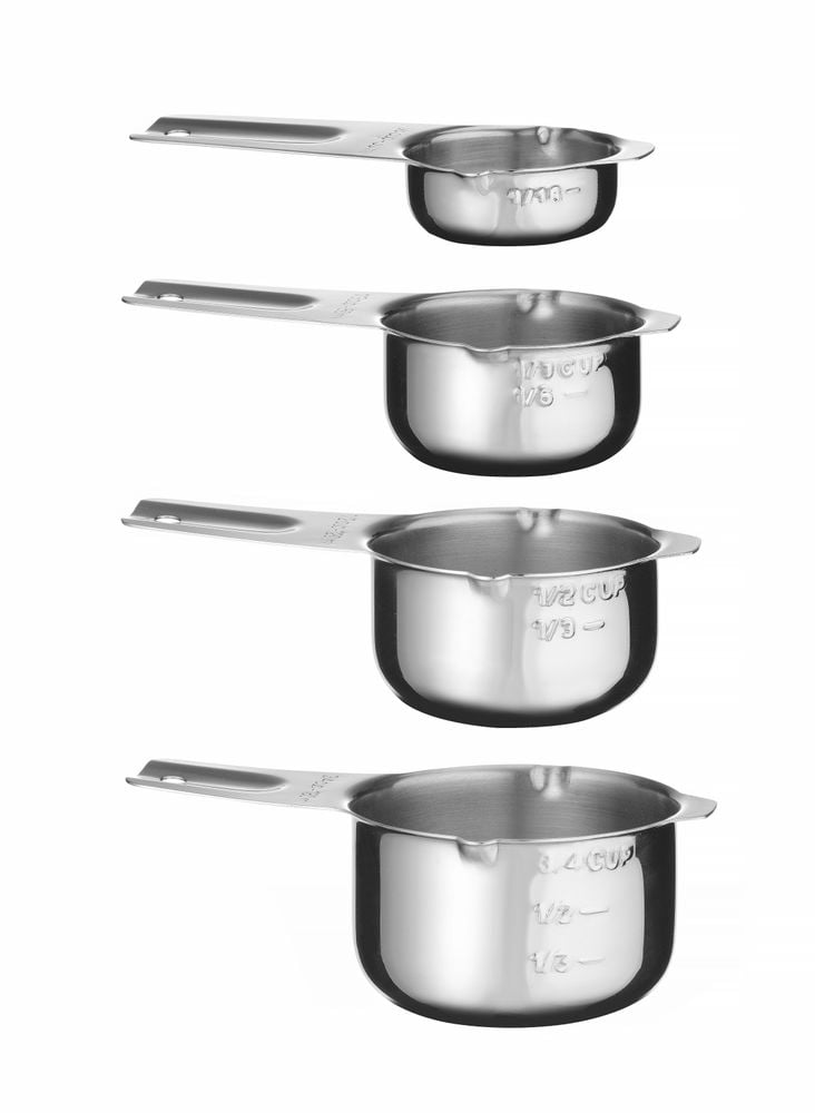Målebæger - sæt af 4 stk., Bar op, 135x80x(H)45mm - Billede 5