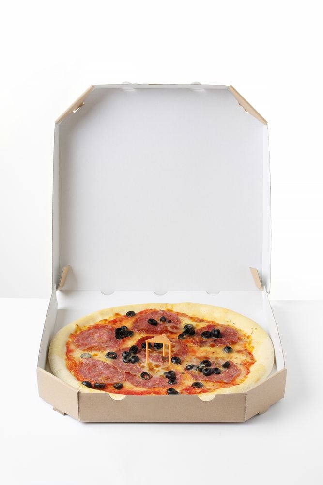Lågafstandsholder til pizzaer - 500 stk, højde 35 mm - Billede 7