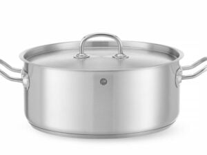 Lavt grydefad med låg, Kitchen Line, 7,3L, ø280x(H)120mm, Hendi - Billede 3