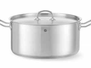 Lavt grydefad med låg, Kitchen Line, 12L, ø320x(H)150mm - Billede 3