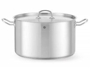 Mellemstørrelse gryde med låg, 15l, til alle komfurer, ø320x(h)190mm - Billede 3