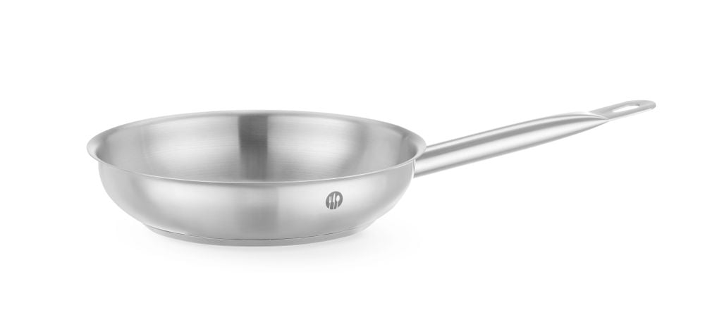 Stegespande uden låg, Kitchen Line, 1,9L, ø240x(H)50mm, med langt, køligt håndtag i rustfrit stål - Billede 4