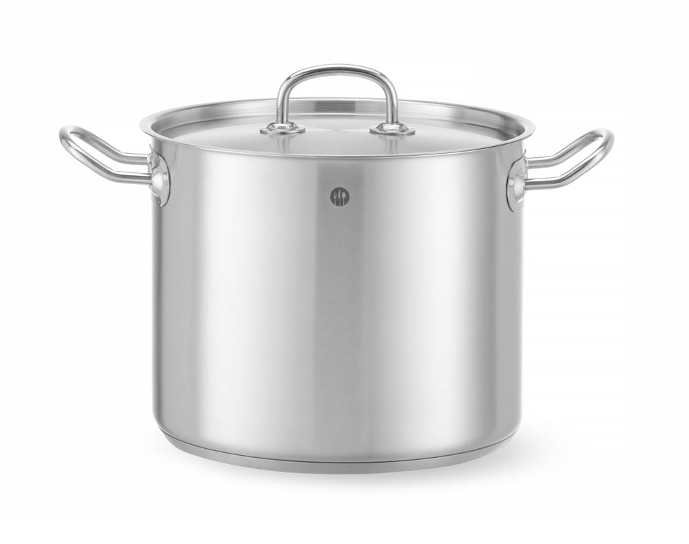 Høj gryde med låg, 9 l, til alle komfurtyper - Billede 3