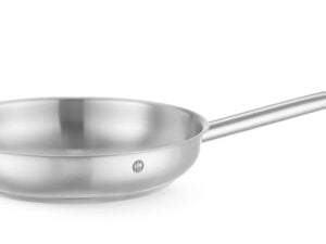 Stegespande uden låg, Kitchen Line, 1,9L, ø240x(H)50mm, med langt, køligt håndtag i rustfrit stål - Billede 3