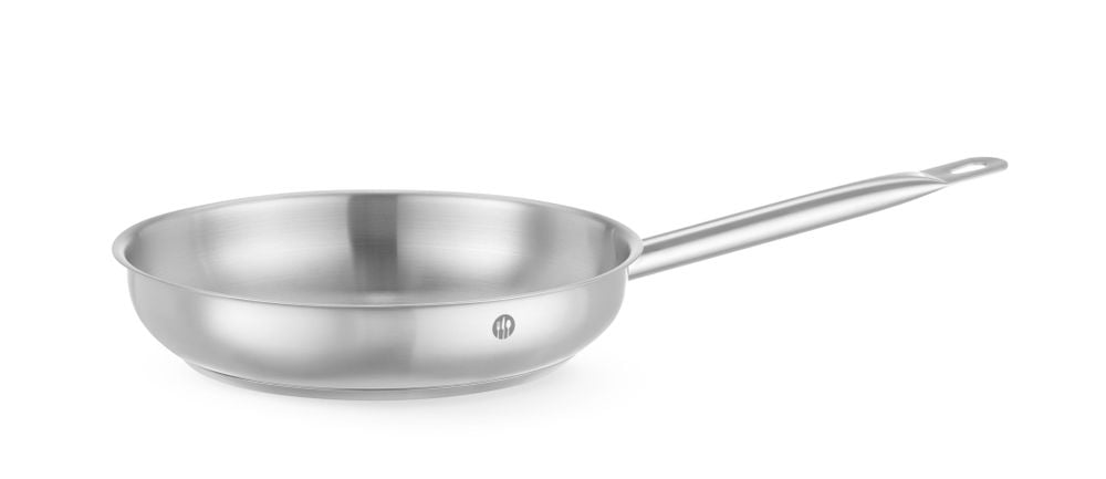Stegespande uden låg, Kitchen Line, 1,9L, ø240x(H)50mm, med langt, køligt håndtag i rustfrit stål - Billede 3