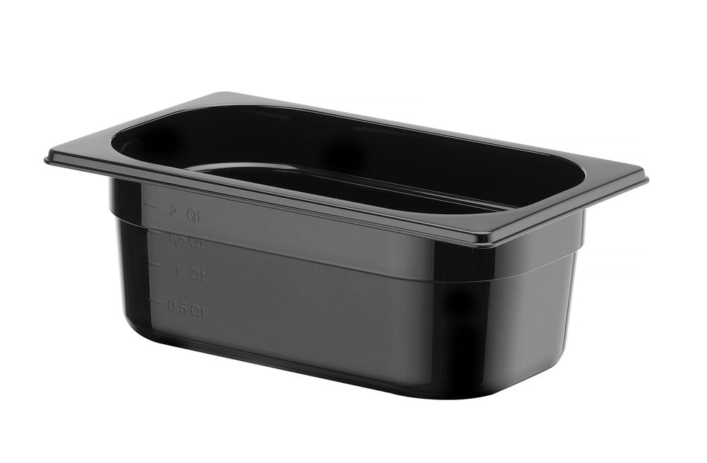Kantine 1/4 GN Polycarbonat sort - Billede 3