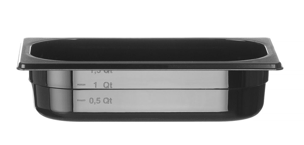 Beholder 1/4 GN Sort polycarbonat - Billede 5