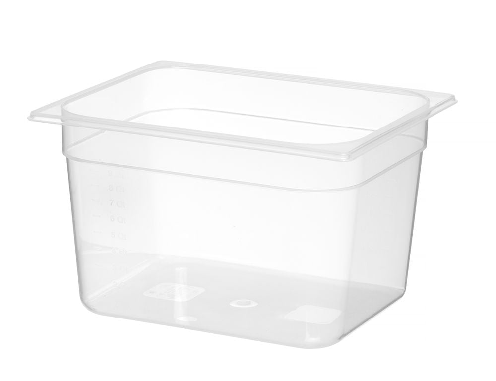 GN 1/2 Polypropylen Beholder, Profi Line, 6,5L, Transparent, 325x265x(H)100mm - Billede 8