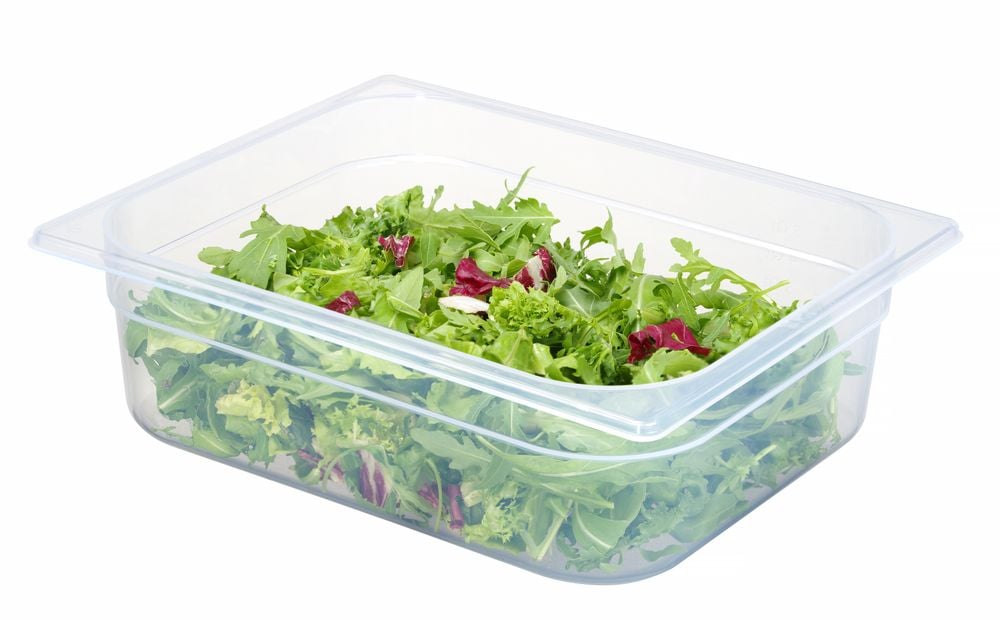 GN 1/2 Polypropylen Beholder, Profi Line, 6,5L, Transparent, 325x265x(H)100mm - Billede 6