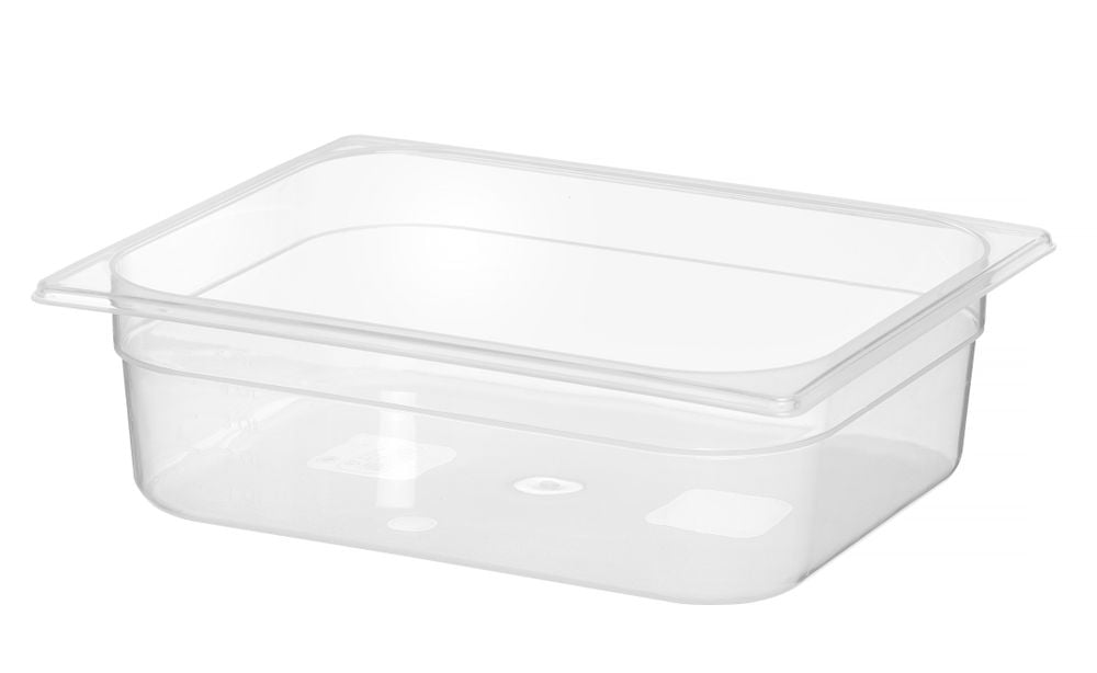 GN 1/2 Polypropylen Beholder, Profi Line, 6,5L, Transparent, 325x265x(H)100mm - Billede 4