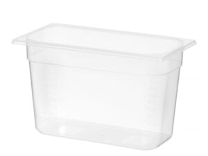 GN 1/3 Beholder i polypropylen, Profi Line, 7,8L, Transparent, 325x176x(H)200mm - Billede 5