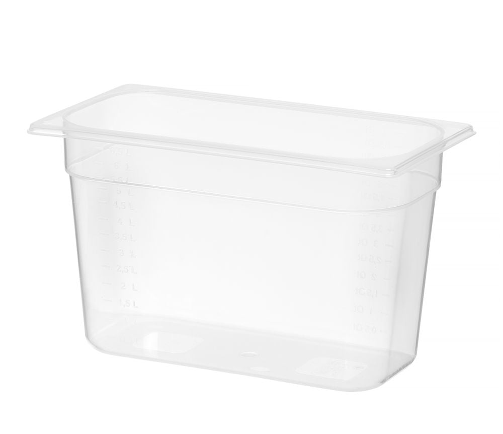 GN 1/3 Beholder i polypropylen, Profi Line, 7,8L, Transparent, 325x176x(H)200mm - Billede 5